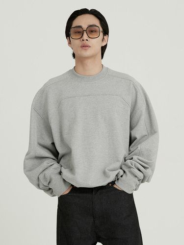 Slit Detail String Sweatshirts Grey - sunnus - Modalova