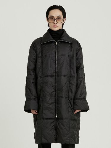 Quilted Detail Long Parka - sunnus - Modalova