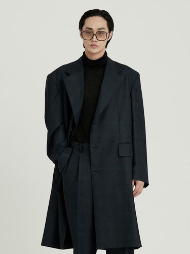 Wool Three Button Oversized Coat - sunnus - Modalova