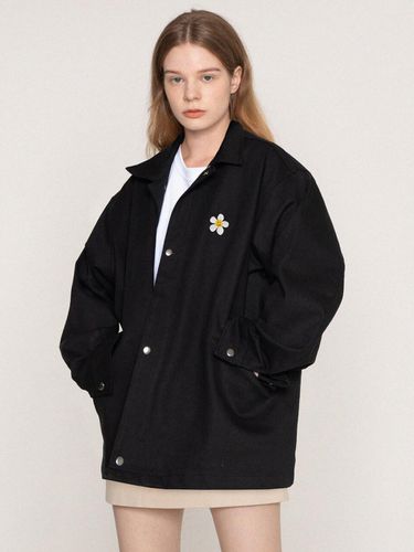 UNISEX] Flower Dot Embroidery Jacket - GRAVER - Modalova