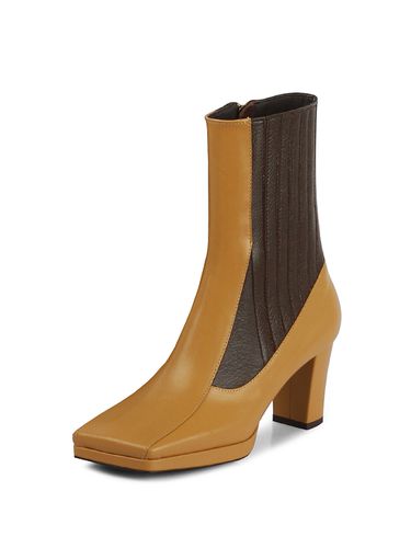 Ankle boots_GAIA RK886Mb_Mustard - REKKEN - Modalova