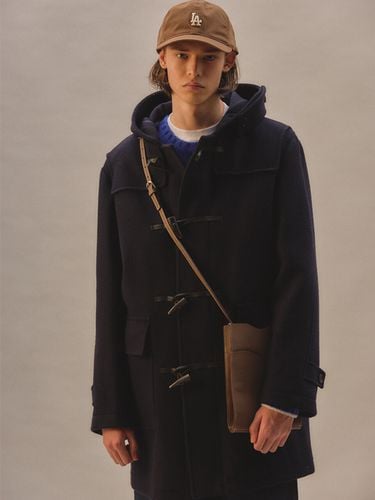 EDWARDMAX E-Duffle Coat Navy - EDWARDMAX - Modalova