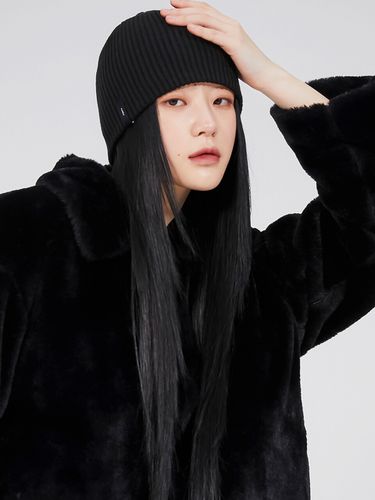 FLARE Knit Beanie Black - FLARE UP - Modalova