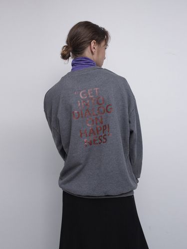 Happiness Sweatshirt_Gray - AEER - Modalova