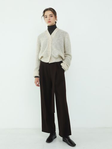 Strap Wide Pants_Rich Brown - AEER - Modalova