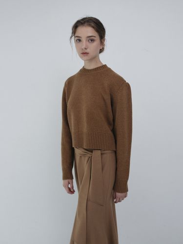 Pull Over Knit_Earth Camel - AEER - Modalova