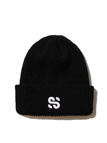 Unisex] SS LOGO BLACK BEANIE - SLEEPYSLIP - Modalova