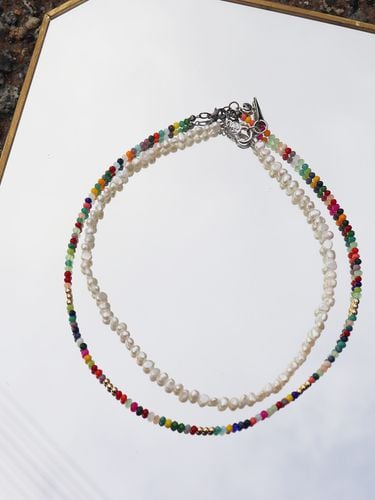 Crystal mix Necklace - MAD FACTORY - Modalova