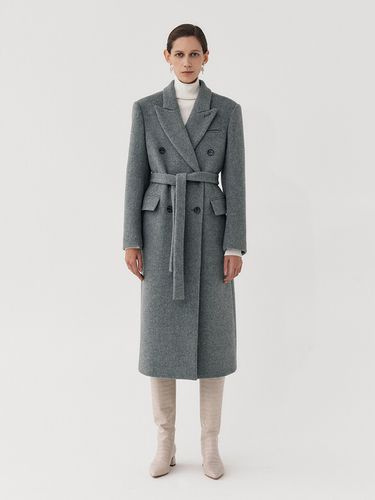 TAILORED OVERSIZED WOOL LONG COAT - GABRIEL LEE - Modalova