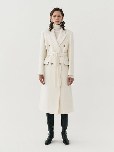 TAILORED OVERSIZED WOOL LONG COAT - GABRIEL LEE - Modalova