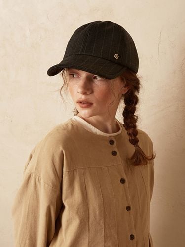 Stripe wire cap - Brown Hat - Modalova