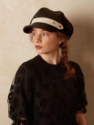 Straps casquette-Black stripe - Brown Hat - Modalova