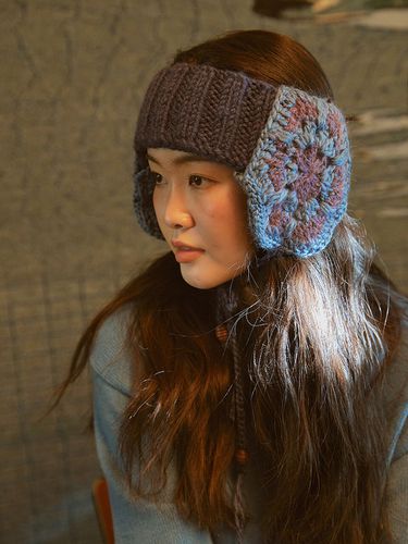 Warmy ear muff - blue - MISU A BARBE - Modalova