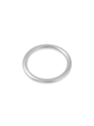 Silhouette Silver Bold Matt Ring - MZUU - Modalova