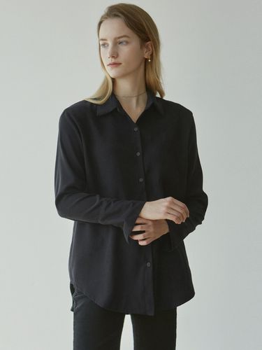 Suede Shirt_Black - YAN13 - Modalova