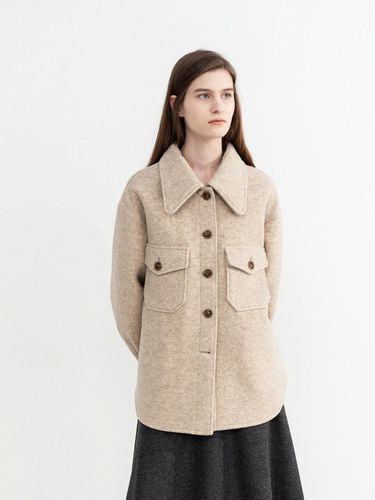 Melange Wool Bonding Coat - AVA MOLLI - Modalova