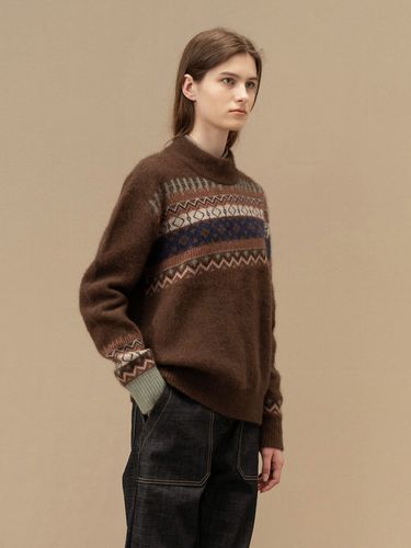 Crew Neck Knit Sweater - AVA MOLLI - Modalova