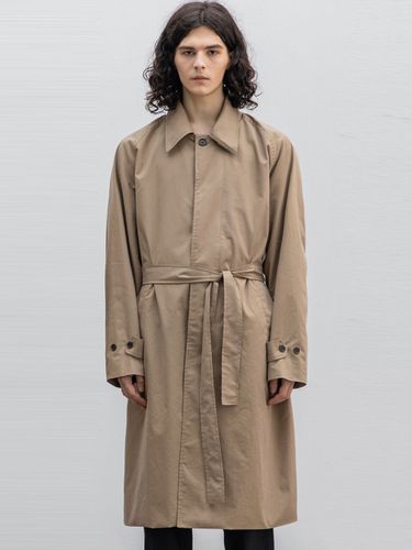 Premium Cotton Loose Fit Mac Coat - AFTERGLOW - Modalova