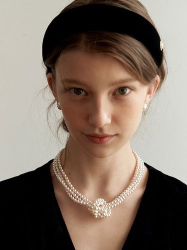 Pearl Tie Two-Way Necklace_NZ1123 - TATIANA - Modalova