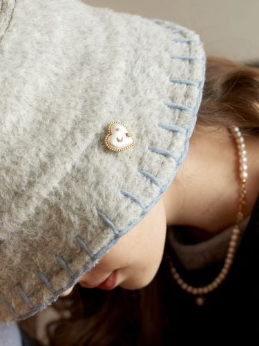 Heart Milky way Pearl Brooch_BCH0091 - TATIANA - Modalova