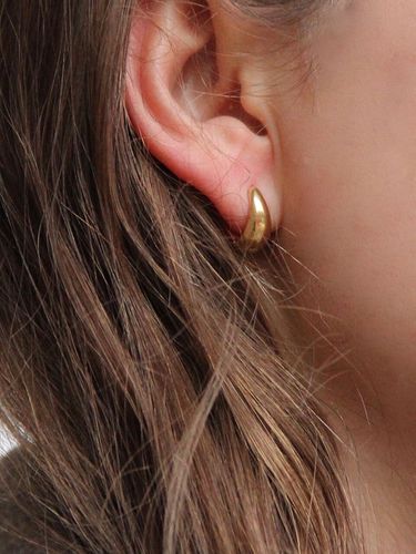 Bold Hoop Silver Earring - TOU - Modalova