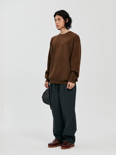 Round Neck Sweater Brown - boycentral - Modalova