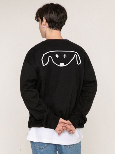 Back Drawing Dog Sweatshirt_5 Colors - GRAVER - Modalova