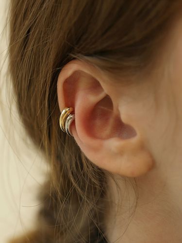 Simple Hoop Ear Cuff C006 - LAZYDAWN - Modalova