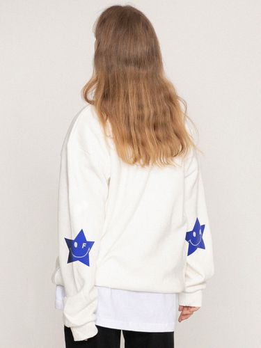 Smiley Face Star Logo Elbow Sweatshirt - GRAVER - Modalova