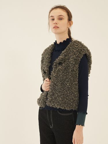 Toggle Vest_Gray - SOFT SEOUL - Modalova