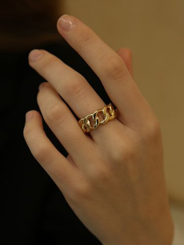 Chain Ring R004 - LAZYDAWN - Modalova