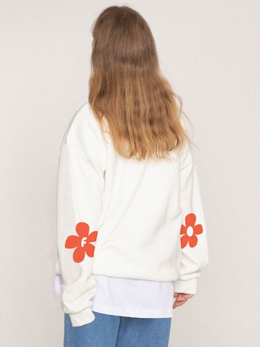 Elbow OF Drawing Flower Sweatshirt - GRAVER - Modalova