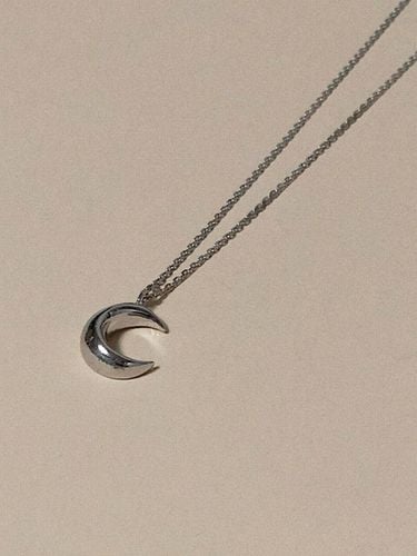 Moon necklace_Silver - partez - Modalova