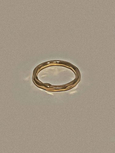 Gold rough ring - partez - Modalova