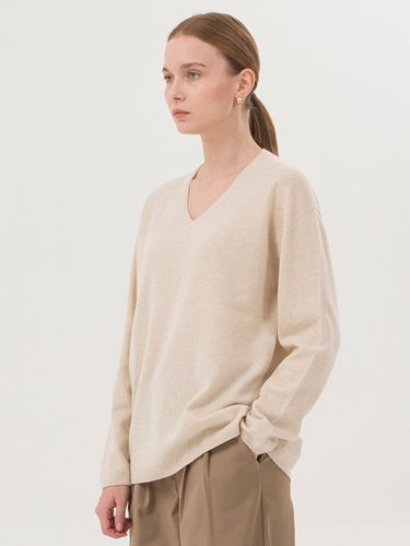 V Neck Knit Sweater - NONLOCAL - Modalova