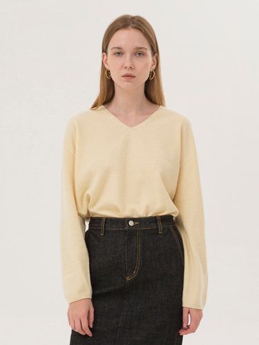 V Neck Knit Sweater - NONLOCAL - Modalova