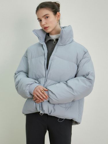 Short Down Puffer Jacket_Sky Blue - NICK&NICOLE - Modalova