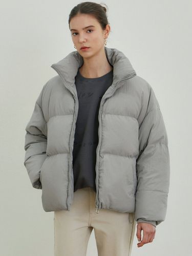 Short Down Puffer Jacket_Light Gray - NICK&NICOLE - Modalova