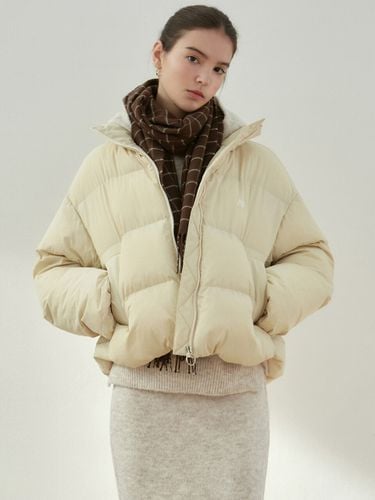 Short Puffer Jacket_Light Beige - NICK&NICOLE - Modalova