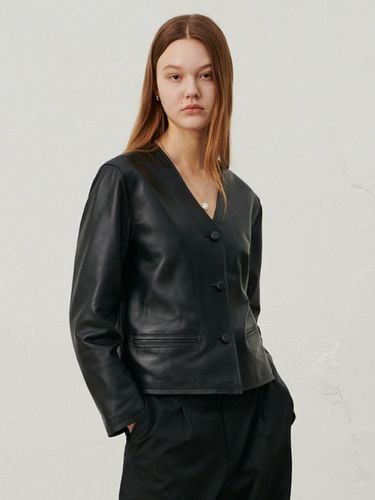 V-neck Crop Jacket_Black - SPERONE - Modalova