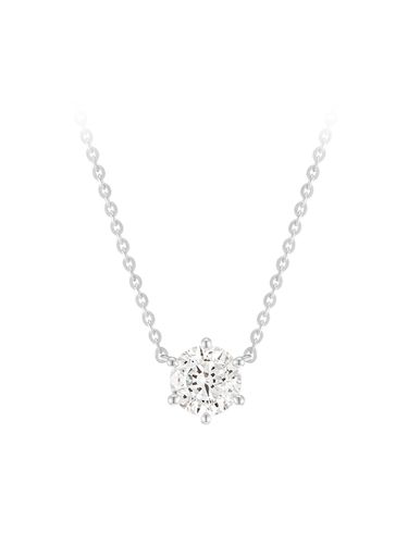 Mariebel Whitemond 14K Necklace (JJMBNQ1BS500W4420) - J.ESTINA - Modalova