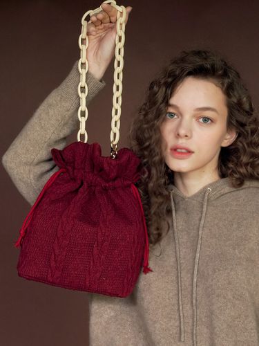 Knit Lucky Bag - Wine - Monthly object - Modalova