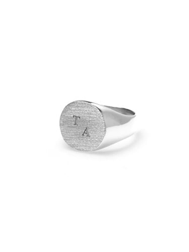 Stamp Ring_Silver - MARTA - Modalova