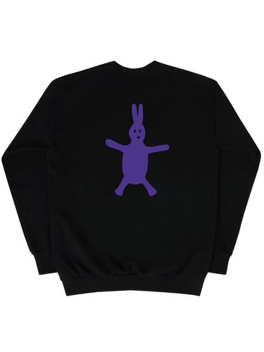 Purple Graphic Sweatshirt Black - GRAVER - Modalova