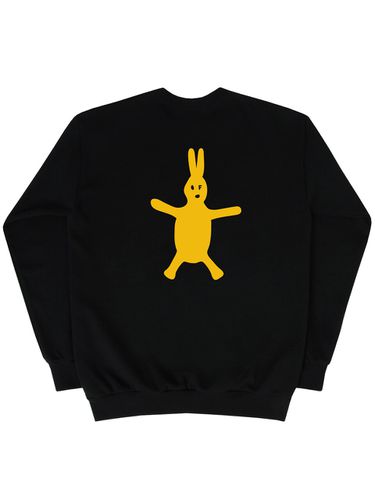 Yellow Graphic Sweatshirt Black - GRAVER - Modalova