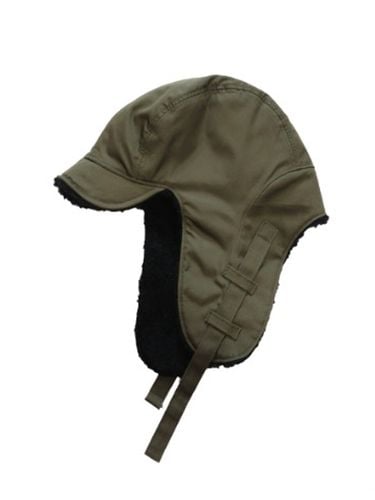 Fur Ear Muff Hat_Khaki - MAD FACTORY - Modalova