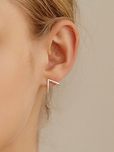 Silver925]Covering Up Earring - ROAJU - Modalova