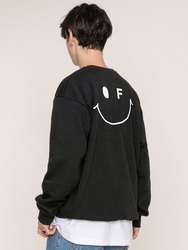 Smile Back Printing Sweatshirt_ - GRAVER - Modalova