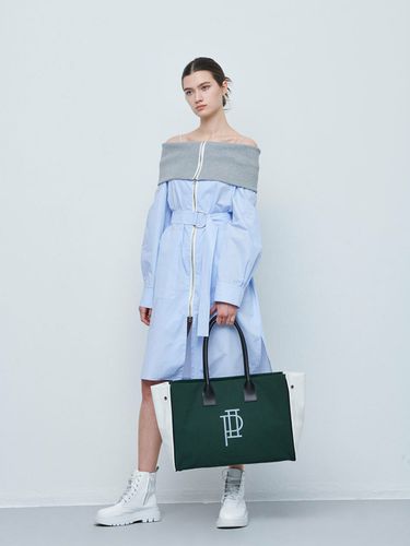 Big Shopper Bag - Green - PUBLICKA X - Modalova