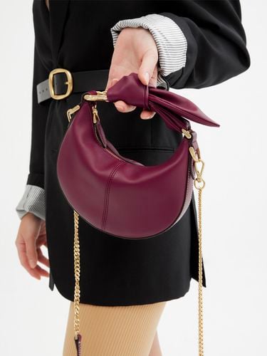 Amelie Mini Bordeaux Cross Bag - AMADEE - Modalova